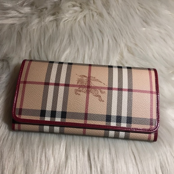 burberry haymarket check wallet